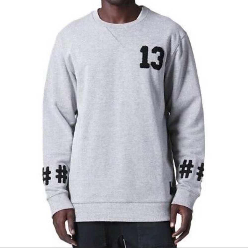 Been Trill Men’s 13 Gray Pullover Sweatshirt Medium